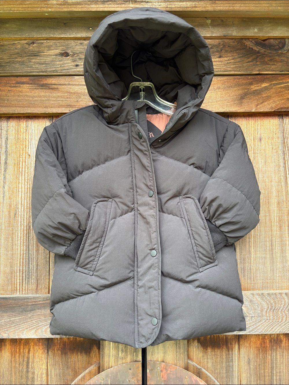 Zara Hooded Puffer Jacket